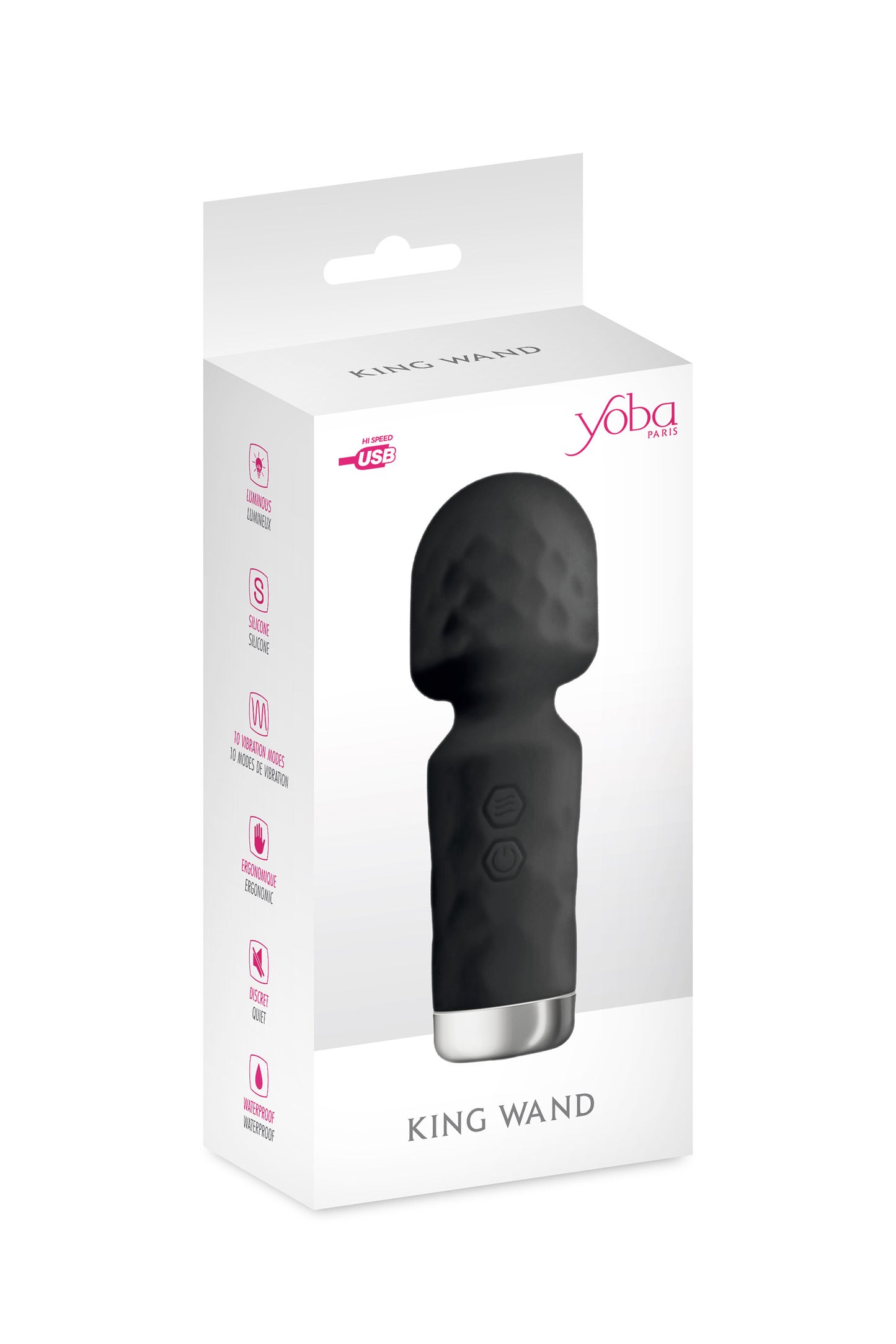Mini King Wand – Le Massager Puissant et Lumineux