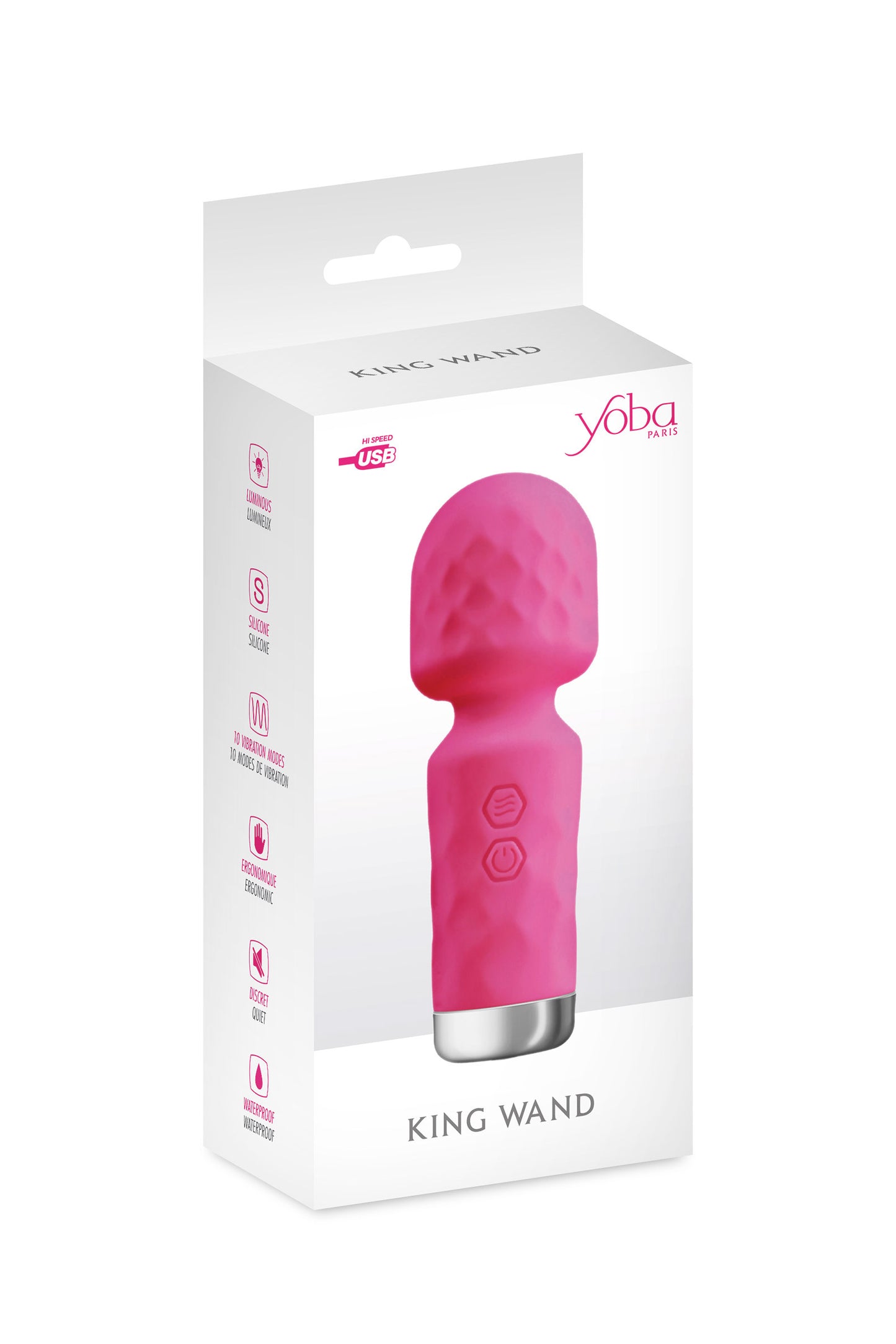 Mini King Wand – Le Massager Puissant et Lumineux
