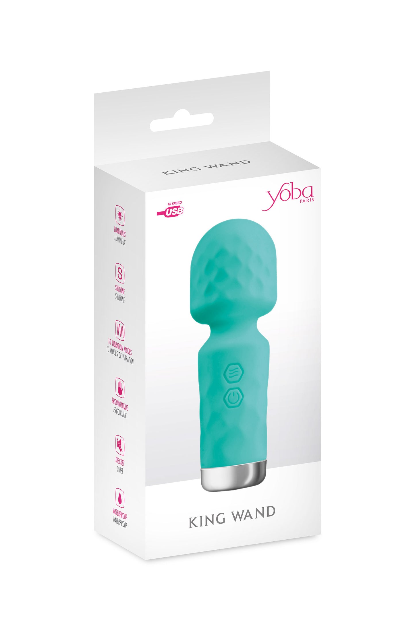 Mini King Wand – Le Massager Puissant et Lumineux