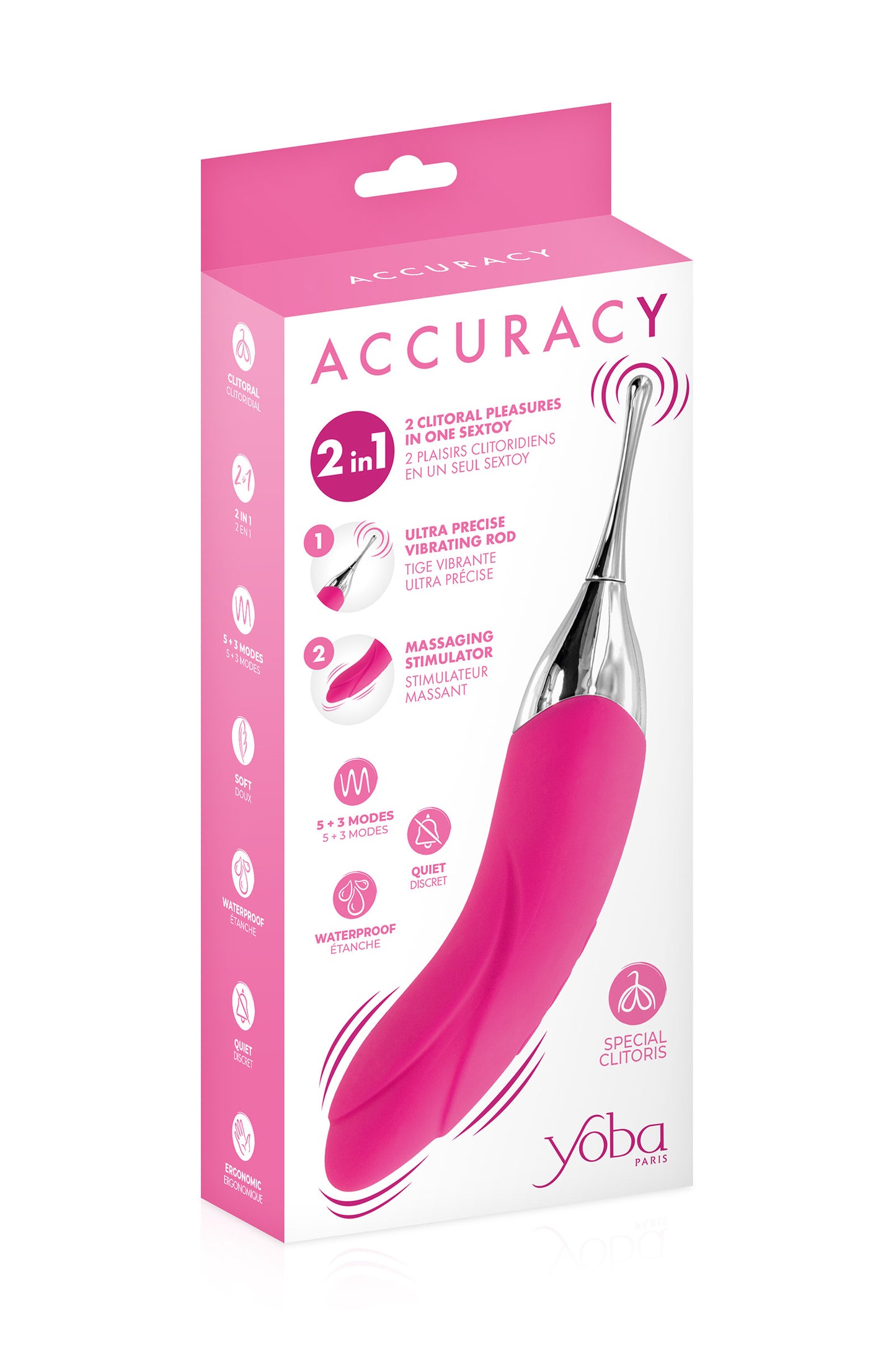 Vibromasseur double stimulation Accuracy 2-en-1